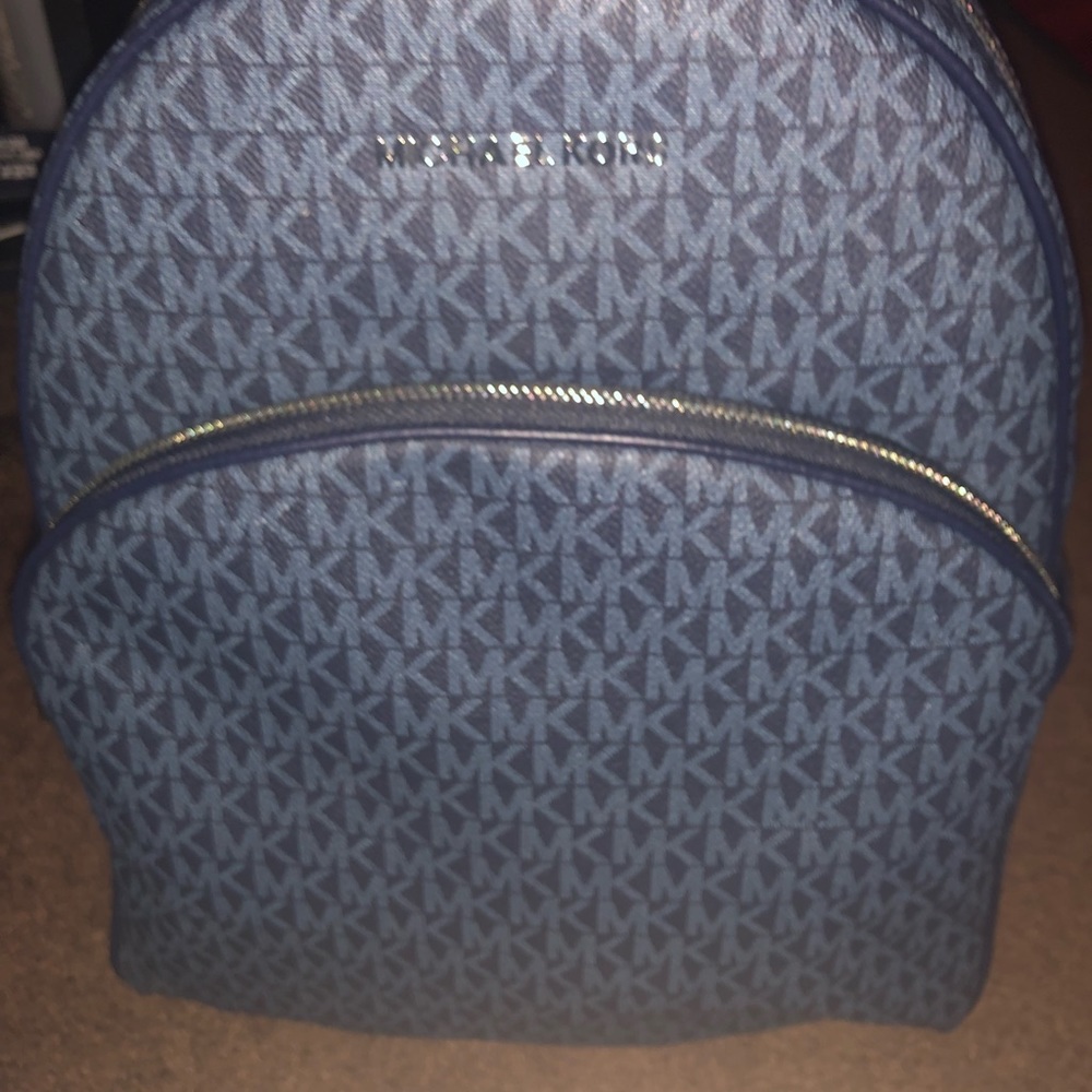 Navy Blue MK Abbey Backpack